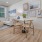 dining table and chairs open to living room